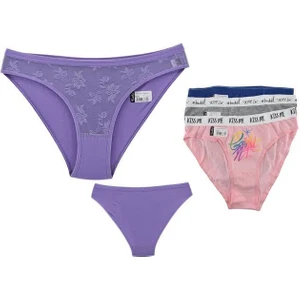Tutku 6'lı bayan nika bikini karışık renk