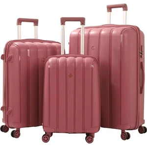 3'lü Lüx Polipropilen Kırılmaz Valiz Seti