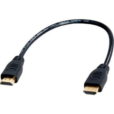 Wozlo HDMI To HDMI 30CM Kısa HDMI Kablo Altın Uçlu Full Hd 3D LCD LED Ps3 Uydu