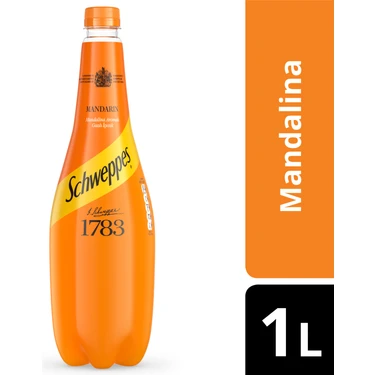 Schweppes Mandalina Aromalı Gazlı İçecek Pet 1