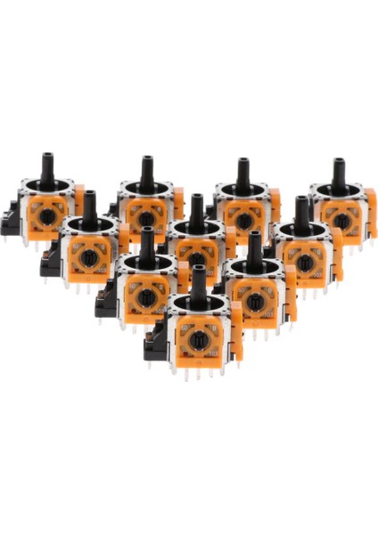10 Parça 3 Yedek Analog Başparmak Çubuğu Rocker Için