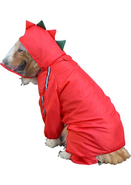 Evcil Hayvanlar İçin Kışlık & Yağmurluk - Kırmızı (Yurt Dışından)
