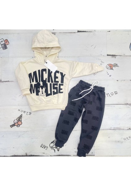 Mickey Mause Disney Kapşon Çocuk Eşofman Takımı