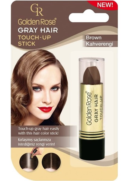 Gray Hair Touch Up Stick Saç Düzeltici Çubuk (Kahverengi, No: 05)