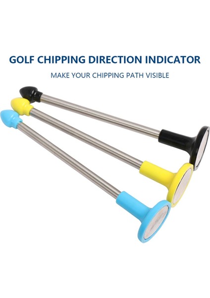 Ayarlanabilir Golf Yalan Açısı Aracı Yüz Açık Eğitim Yardım Çubukları Siyah (Yurt Dışından)