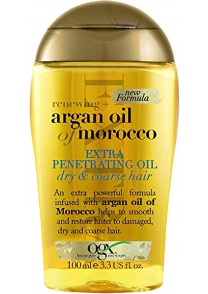 Yenileyici Argan Oil Of Morocco Saç Bakım Yağı, 100 ml