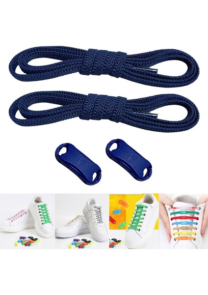 Takbırak Yeni Nesil Pratik Bağcık Elastic Shoelace Klipsli Lastikli Bot, Çocuk, Ayakkabı Bağcığı