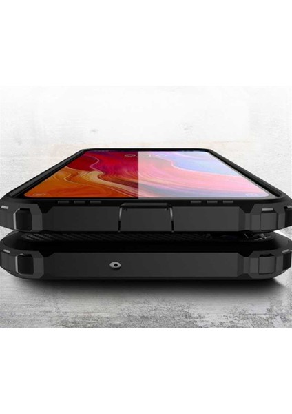 Apple iPhone 13 Mini Darbe Emici Kılıf Military Armor Çift Katman Köşe Korumalı Crash Silikon Tank Kapak Gri