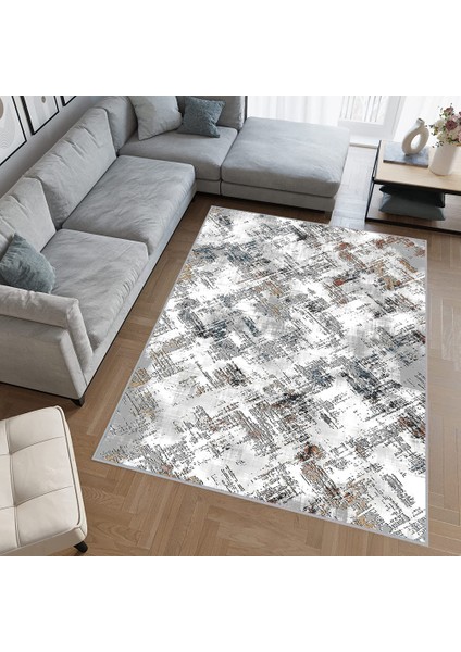 Dijital Baskı Yıkanabilir Kaymaz Taban Salon Halısı RVG0540