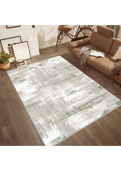 Dijital Baskı Yıkanabilir Kaymaz Taban Salon Halısı RVG0541