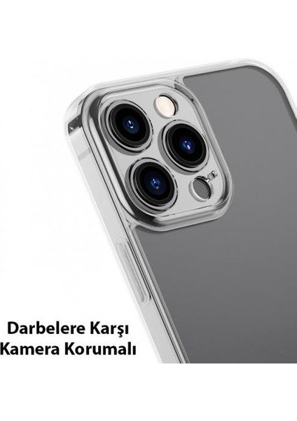 0.4mm iPhone 13 Pro Max 6.7inch Darbe Koruyucu Telefon Kılıfı, Çizilmez, Kamera Koruyucu