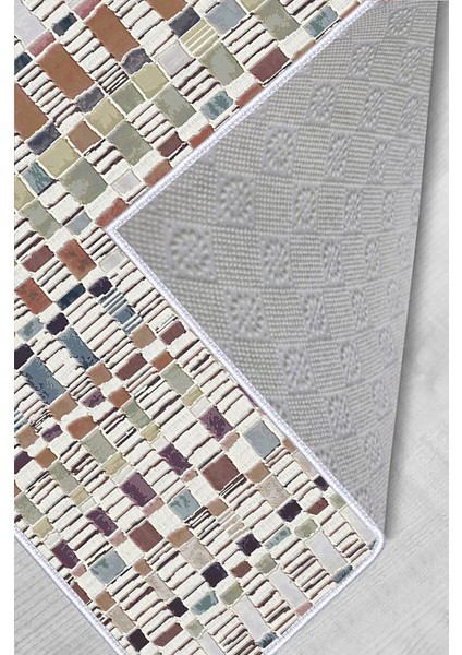 Dijital Baskı Yıkanabilir Kaymaz Taban Salon Halısı RVG0545