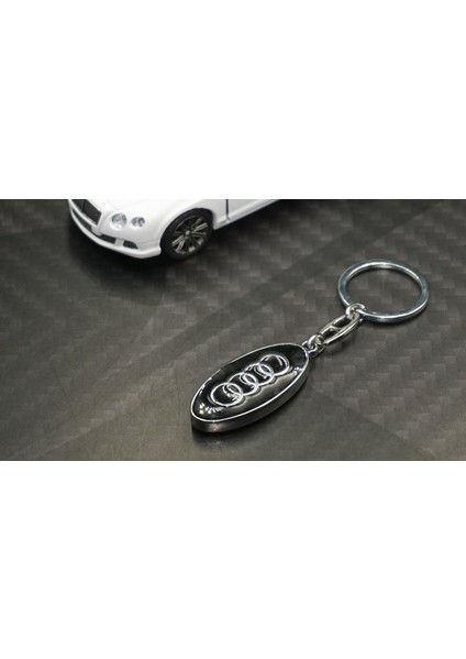 Audi Logo Çift Yön Krom Metal Stil Anahtarlık modelleri