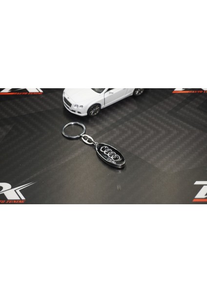Audi Logo Çift Yön Krom Metal Stil Anahtarlık indirimleri