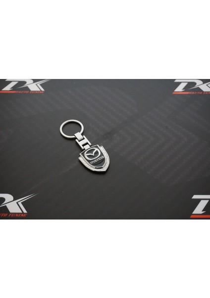 Mazda Logo Krom Metal Çift Yön Anahtarlık New Style