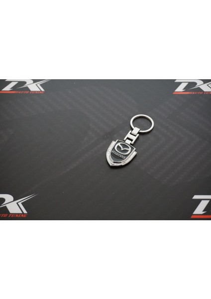Mazda Logo Krom Metal Çift Yön Anahtarlık New Style