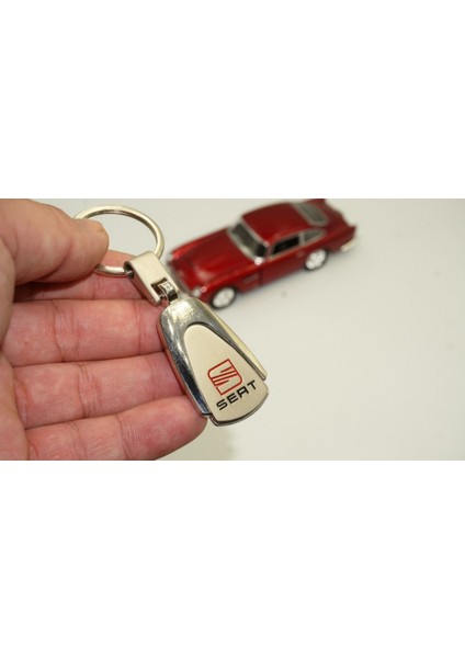 Seat Logo Krom Metal Stil Anahtarlık New Style
