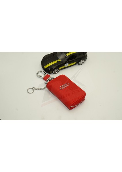 Audi Logo Orjinal Deri Çanta Anahtarlık New Style