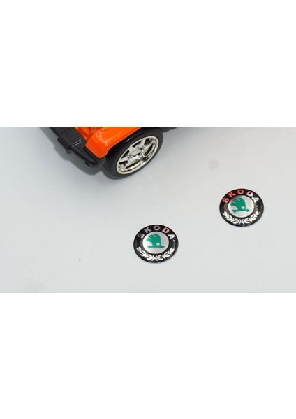 Skoda Auto Oto Anahtar 3m Metal Alaşım Logo 2li Set fiyatları