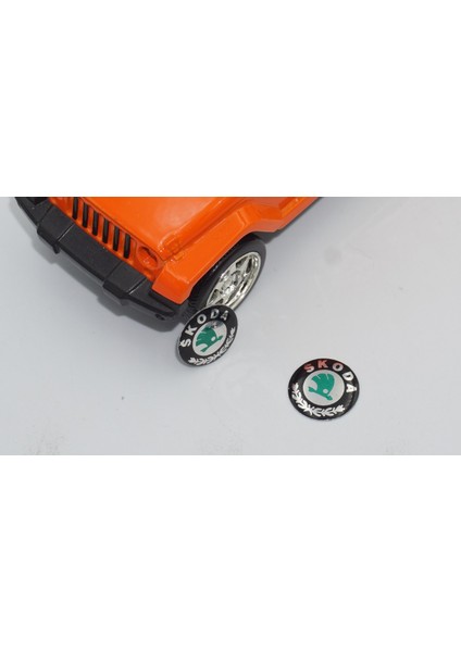 Skoda Auto Oto Anahtar 3m Metal Alaşım Logo 2li Set indirimleri