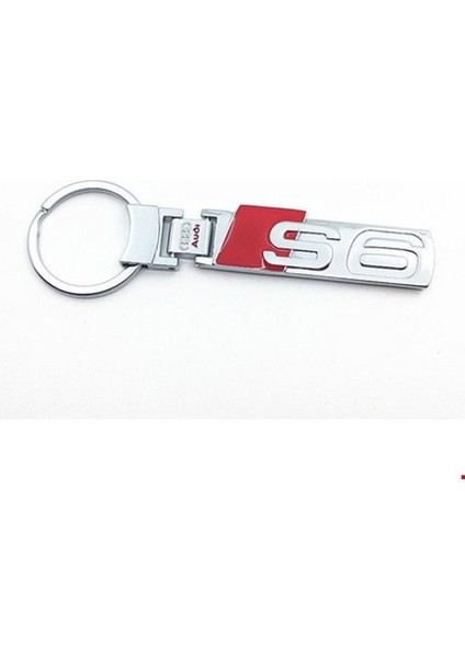 Audi S6 Logo Çift Yön Krom Metal Stil Anahtarlık fırsatları