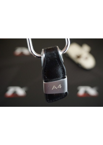 Audi A4 Logo Orjinal Deri Metal Anahtarlık modelleri