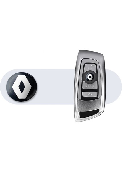 Renault Oto Anahtar 3m Metal Alaşım Logo 2li Set modelleri