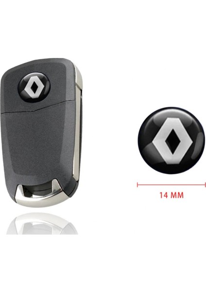 Renault Oto Anahtar 3m Metal Alaşım Logo 2li Set fırsatları