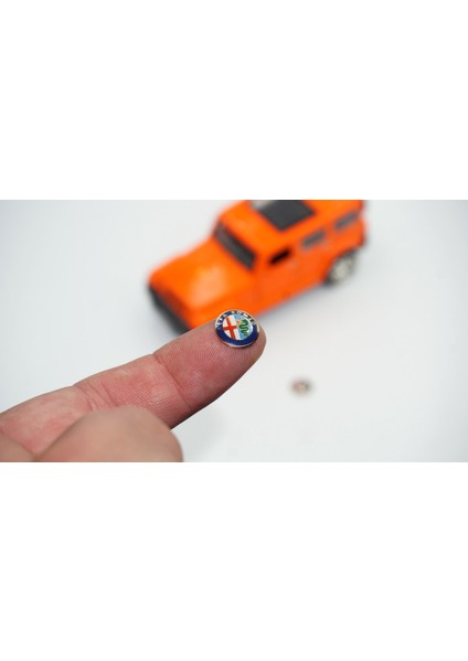 Alfa Romeo Oto Anahtar 3m Metal Alaşım Logo 2li Set