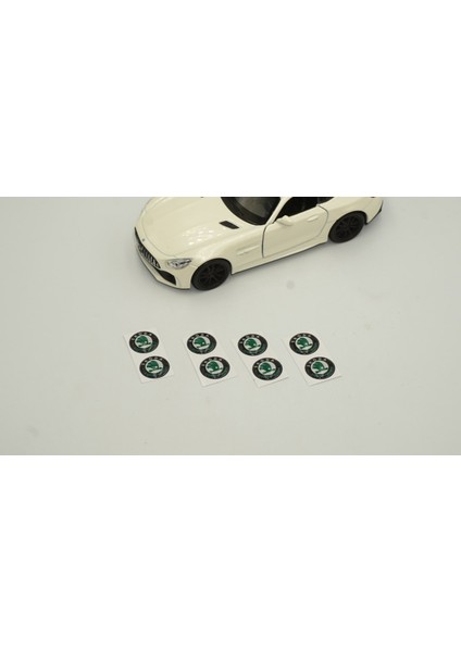 Skoda Logo Jant Torpido Direksiyon 13MM Damla Sticker Logo Seti modelleri