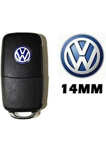 Volkswagen Oto Anahtar 3m Metal Alaşım Logo 2li Set fırsatları