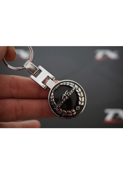 Bmw Ac Schnitzer Logo Krom Metal Çift Yön Anahtarlık