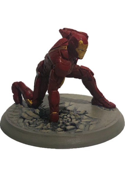 Ironman Figür 10 cm x 14 cm Kırmızı Renkli PLA+ Malzemeden Koleksiyonluk fırsatları