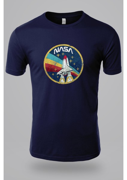 Nasa Retro Baskılı Tişört