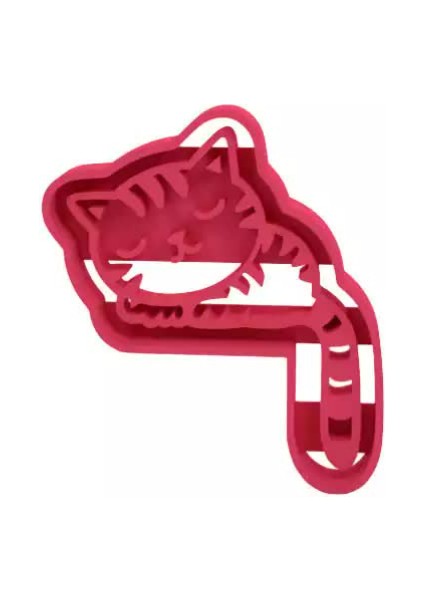 Kedi Kurabiye Kalıbı