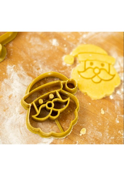 Noel Baba Kurabiye Kalıbı