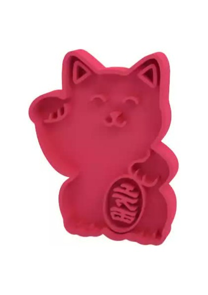 Selamlayan Kedi Kurabiye Kalıbı