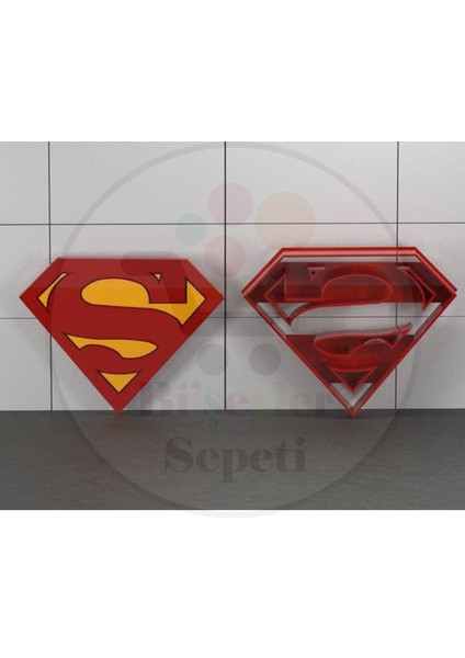 Superman Kurabiye Kalıbı