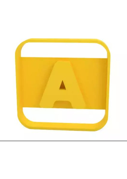 A Harf Kurabiye Kalıbı