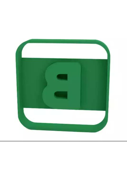 B Harf Kurabiye Kalıbı