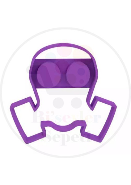 Gaz Maskesi Kurabiye Kalıbı