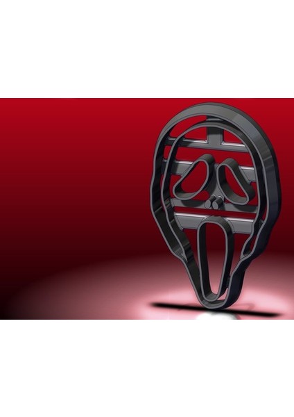 Çığlık Maske Kurabiye Kalıbı