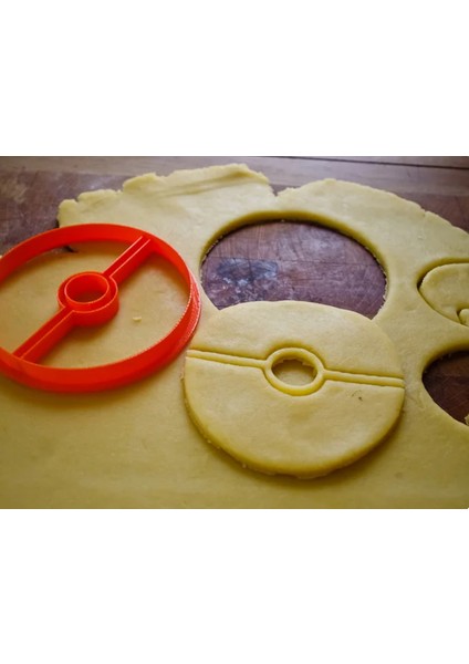 Pokeball - Poke Topu Kurabiye Kalıbı