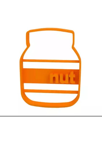 Fındık Kavanoz Kurabiye Kalıbı