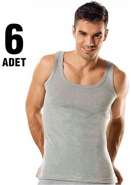 Renkli Erkek Ribana Atlet 6'lı