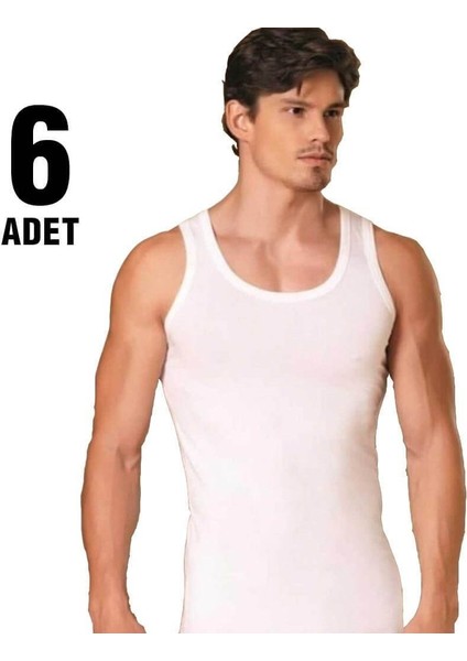 Renkli Erkek Ribana Atlet 6'lı
