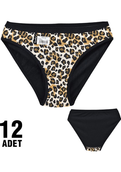 0740 Leopar Kadın Bikini 12'li fiyatları