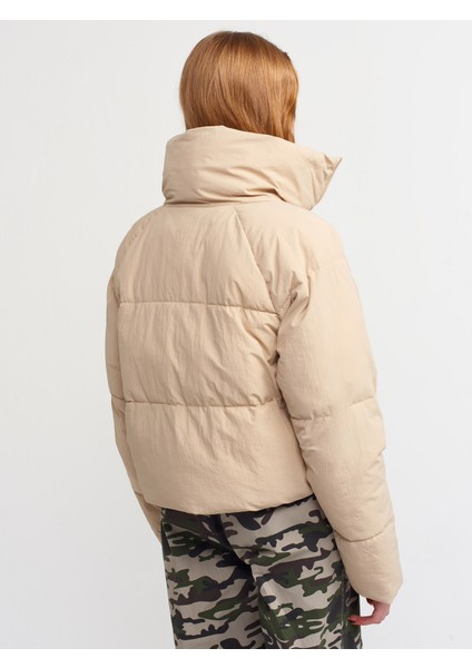 60322 Reglan Kollu Şişme Mont-Bej