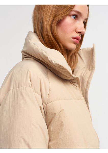 60322 Reglan Kollu Şişme Mont-Bej