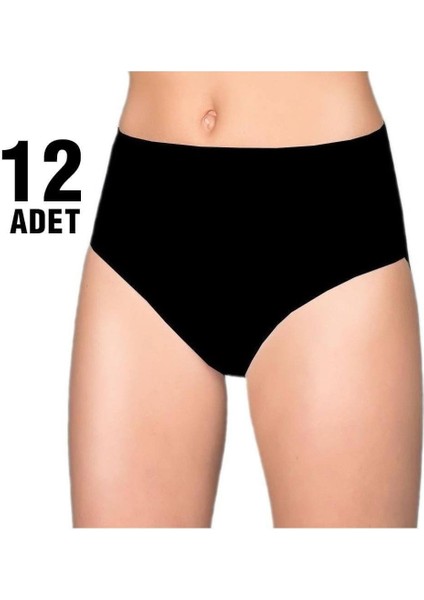 Renkli Likralı Kadın Bato Külot 12'li modelleri